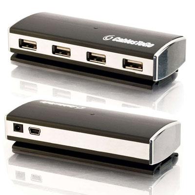 USB 2.0 Aluminum HUB 4-Port