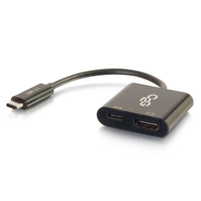 USB C to HDMI USB C Chrg Blk