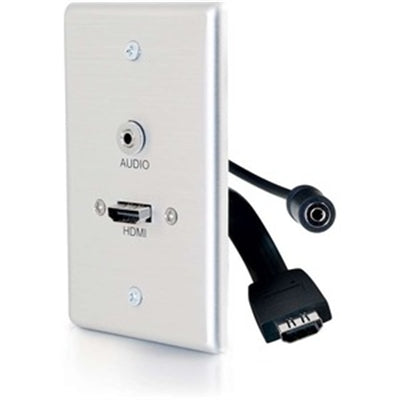 Single Gang HDMI and 3.5mm