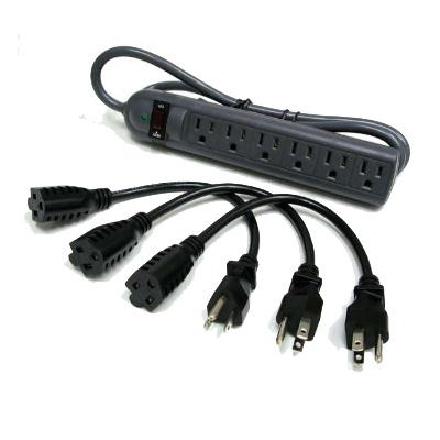 6-OUTLET SURGE 3 1FT OUTLET SA