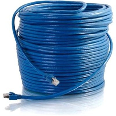 35FT CAT6 BOOTED STP BLU