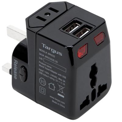 World Travel Adapter with USB