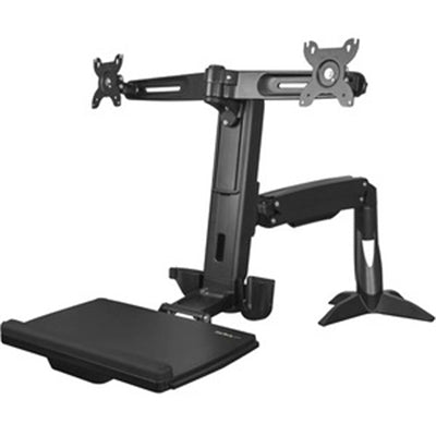 Sit Stand Dual Monitor Arm