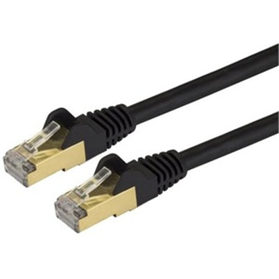 15ft Black Cat6a STP Cable