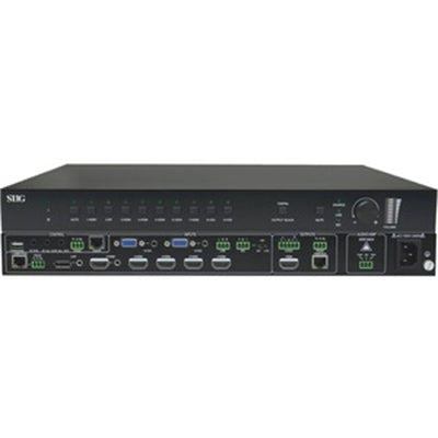 9x1 HDBaseT 4K Scaler Switcher