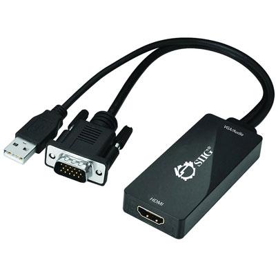 VGA and USB Audio to HDMI Conv