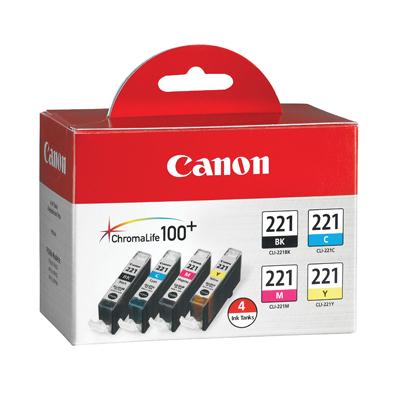 4 Color Pack Ink Tank CLI-221