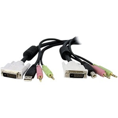 15' 4-in-1 KVM Switch Cable