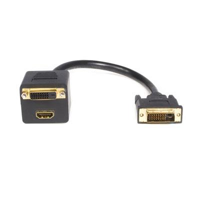 DVI to DVI HDMI Splitter