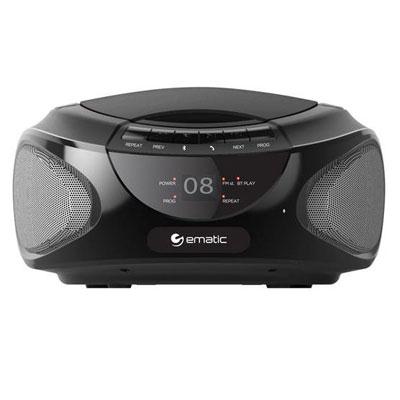 CD Bluetooth Boombox Black