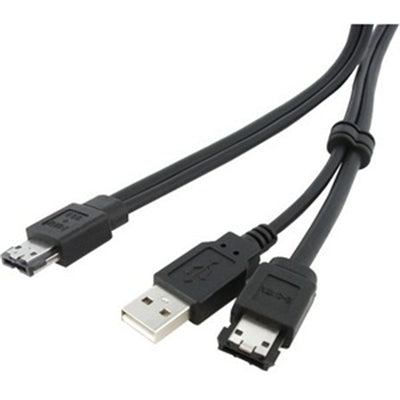 3' eSATA/USB A to Power eSATA