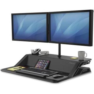 Lotus Sit Stand Workstation Bk