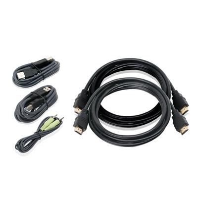 6ft Dual HDMI USB KVM CableKit