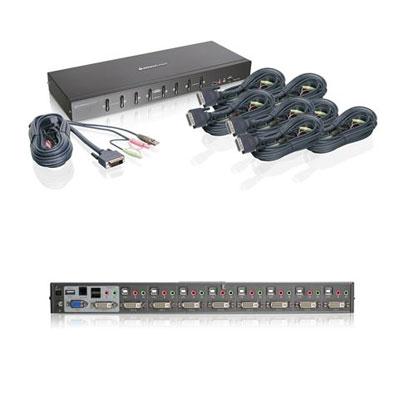 8 Port Dual Link DVI KVM Kit