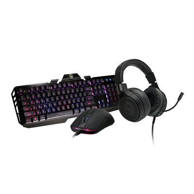 Black gaming keyboard bundle