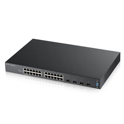 24 Port Gig POE Pls 4 Dual Per