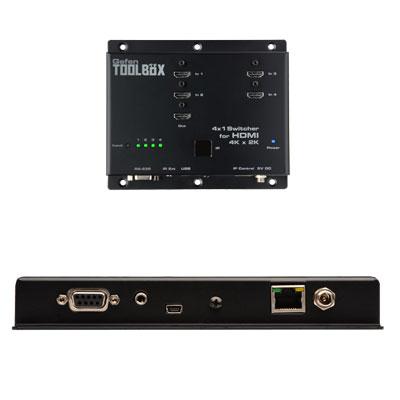 4x1 Switcher for HDMI Black