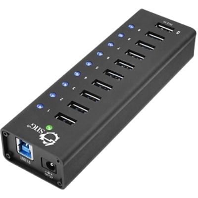 USB 3.0 9 Port Hub 12VPwrAdapt