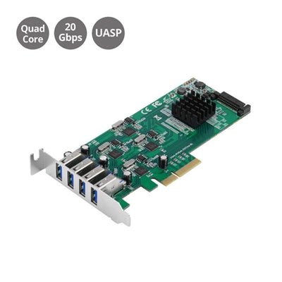 4Port USB 3.0 PCIe Quad Core