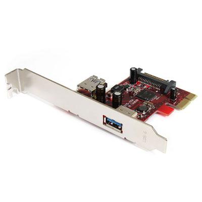 PCIe USB 3 Card 1 int & 1 ext