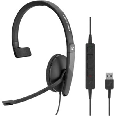 One Side USB headset w inline