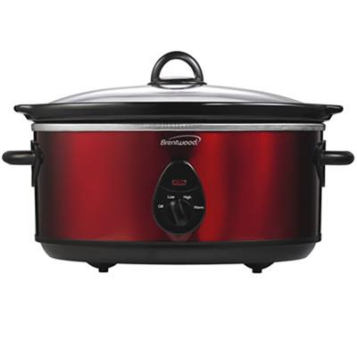 Slow Cooker 6.5Qt Red