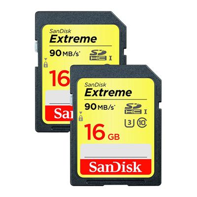 16GB Extreme SDHC UHS I