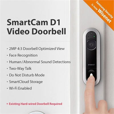 Wisenet SmartCam D1 Doorbell