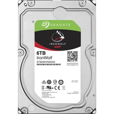 6TB IronWolf 3.5 HDD 6Gbs SATA