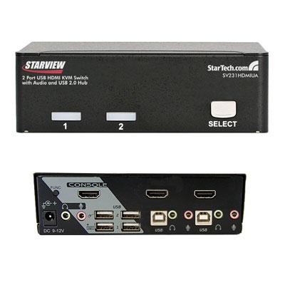 2 Port USB HDMI KVM Switch