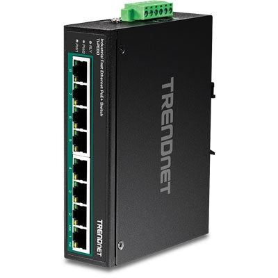 8 Port Ind PoEPlus Switch