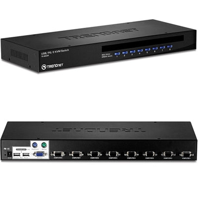 8-port USB KVM Swtc.Rack Mount