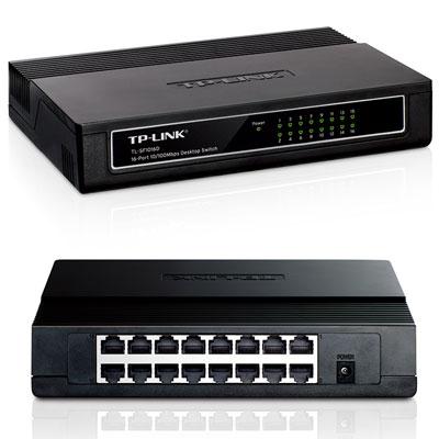 16 Port FE Desktop Switch