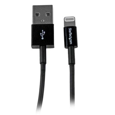 Black Slim Lightning  USB Cbl