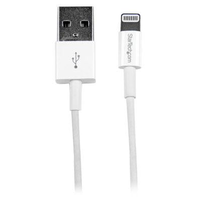 White Slim Lightning  USB Cbl