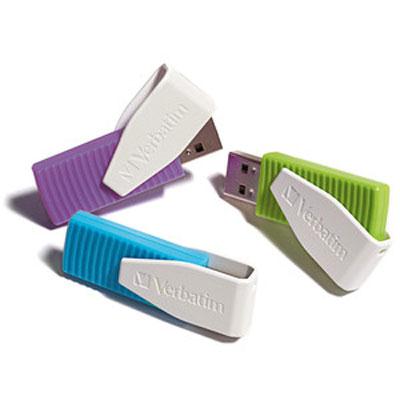 8GB USB Swivel 3pk