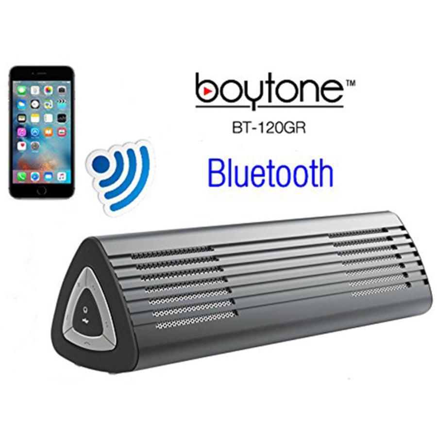 Boytone Bt-120gr Ultra-portable Wireless Bluetooth Speaker - Gunmetal Gray