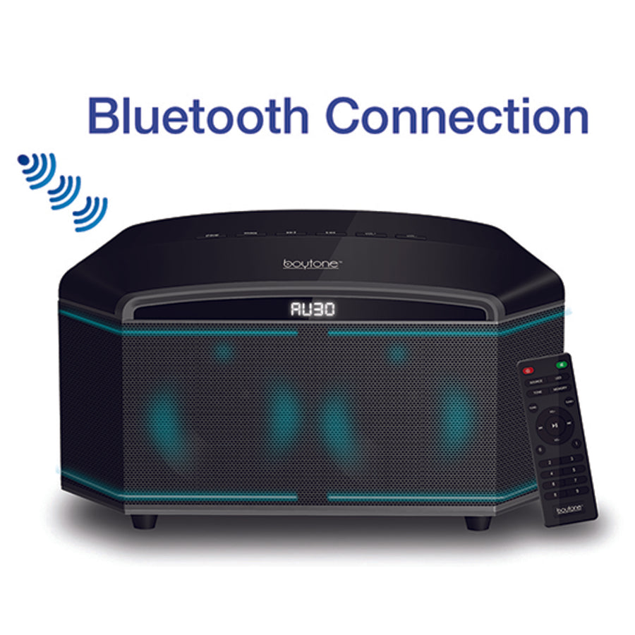 Boytone Bt-64b, 100-watts Wireless Bluetooth Premium Hifi Home Stereo Theater System