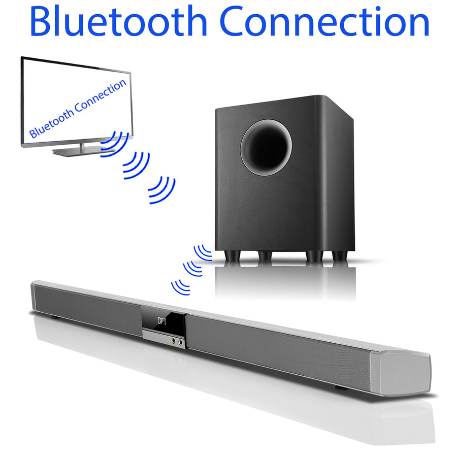 Boytone Bt-888 Audio 39 Inch 80w Bluetooth Sound Bar With Bluetooth Subwoofer Home T