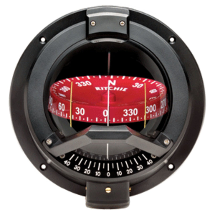 Ritchie Bn-202 Navigator Compass - Bulkhead Mount - Black