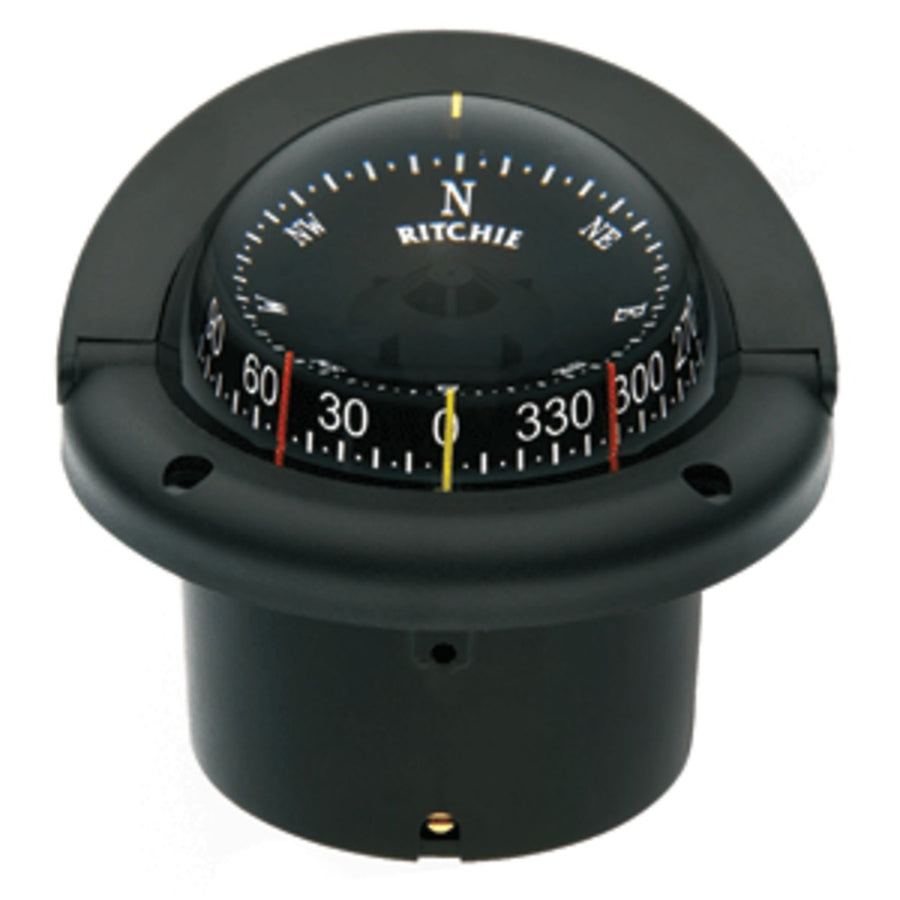 Ritchie Hf-743 Helmsman Combidial Compass - Flush Mount - Black