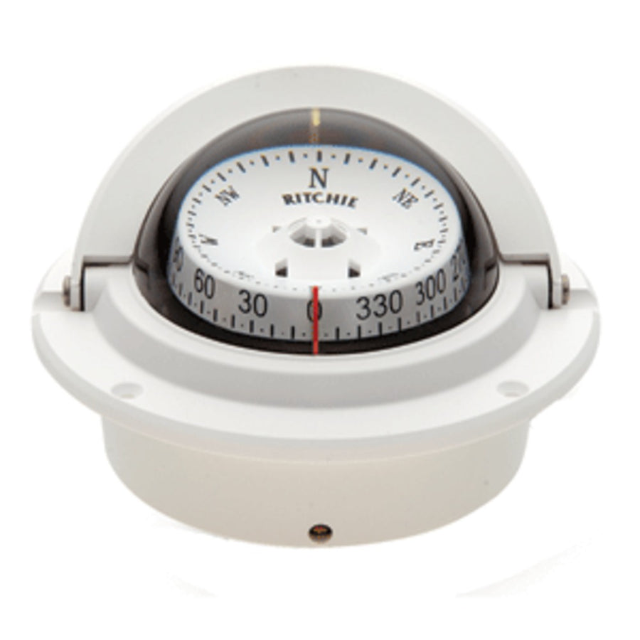 Ritchie F-83w Voyager Compass - Flush Mount - White