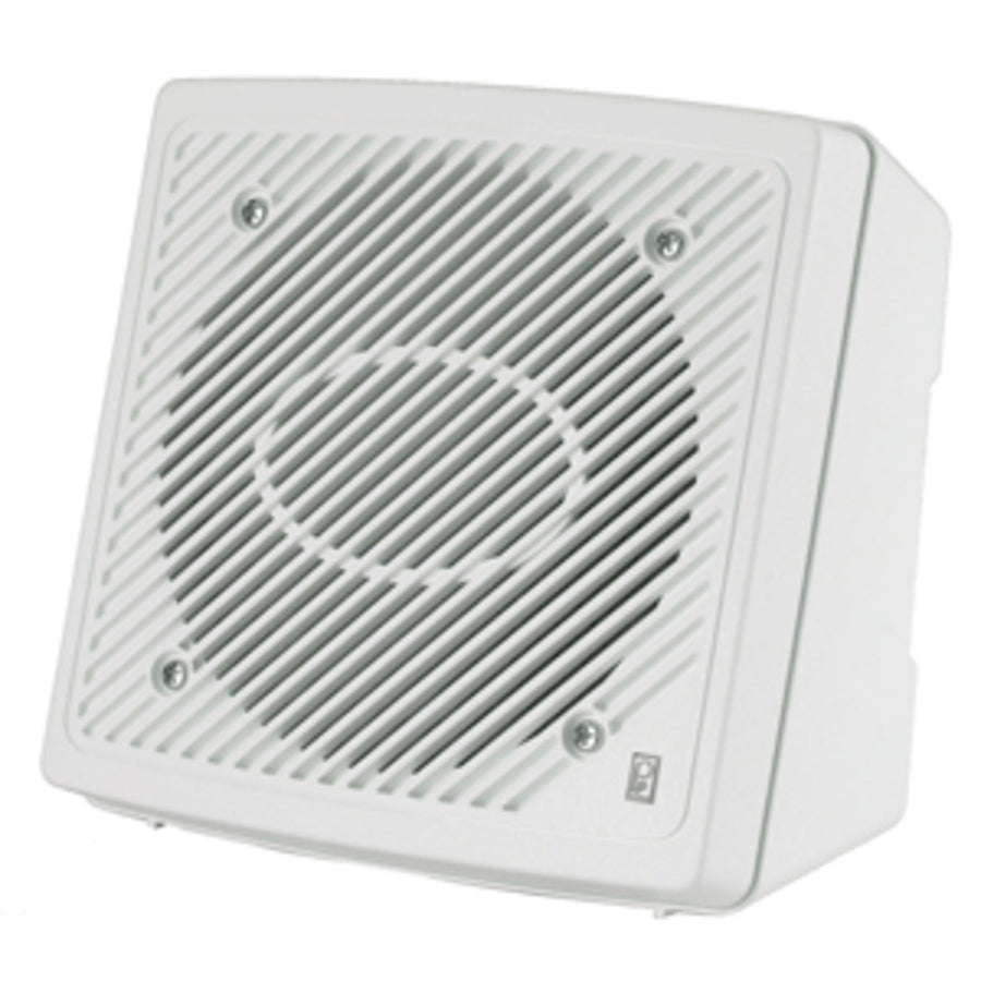 Poly-planar 5.25 Premium Enclosed Flush 2-way Marine Speaker - (pair) White