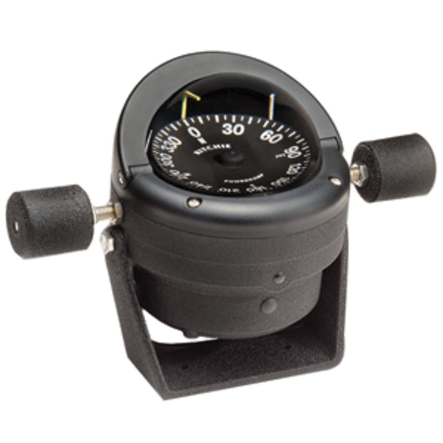 Ritchie Hb-845 Helmsman Steel Boat Compass - Bracket Mount - Black