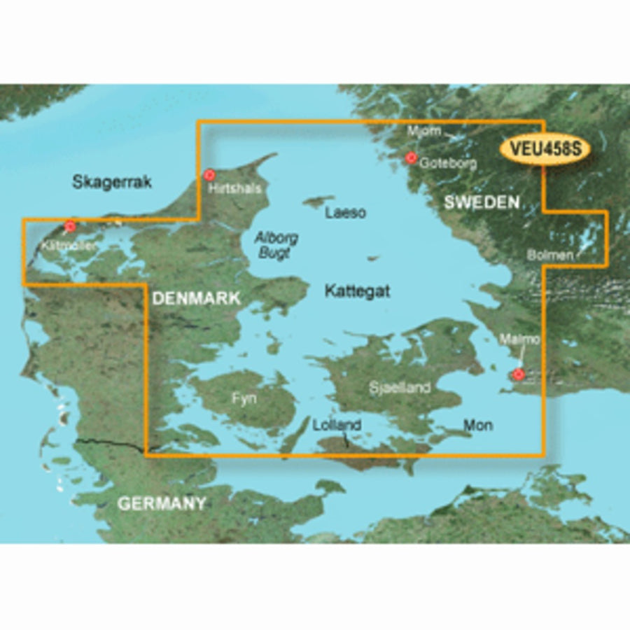 Garmin Bluechart® G3 Vision® Hd - Veu458s - Göteborg To Fyn - Microsd™/sd™