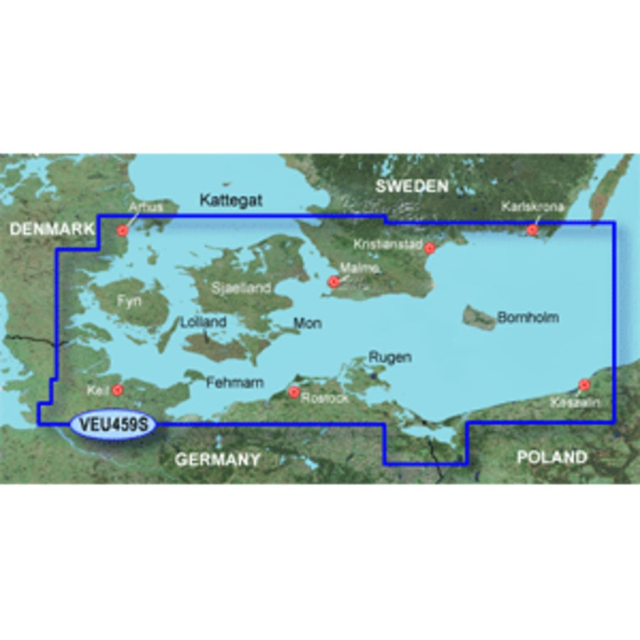 Garmin Bluechart® G3 Vision® Hd - Veu459s - århs-kiel-koszalin - Microsd™/sd™