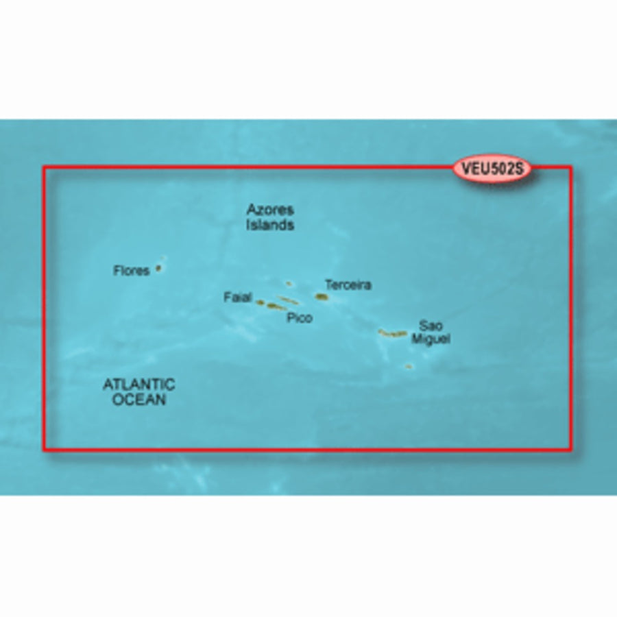 Garmin Bluechart® G3 Vision® Hd - Veu502s - Azores Islands - Microsd™/sd™