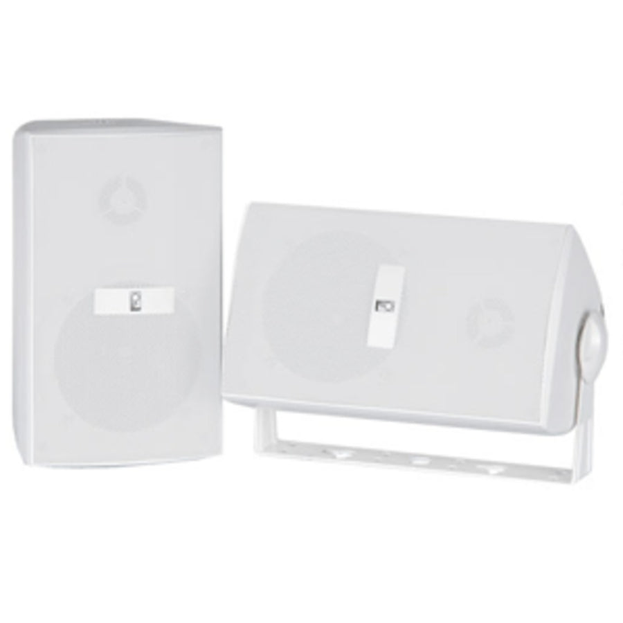 Poly-planar Compnent Box Speakers - (pair) White