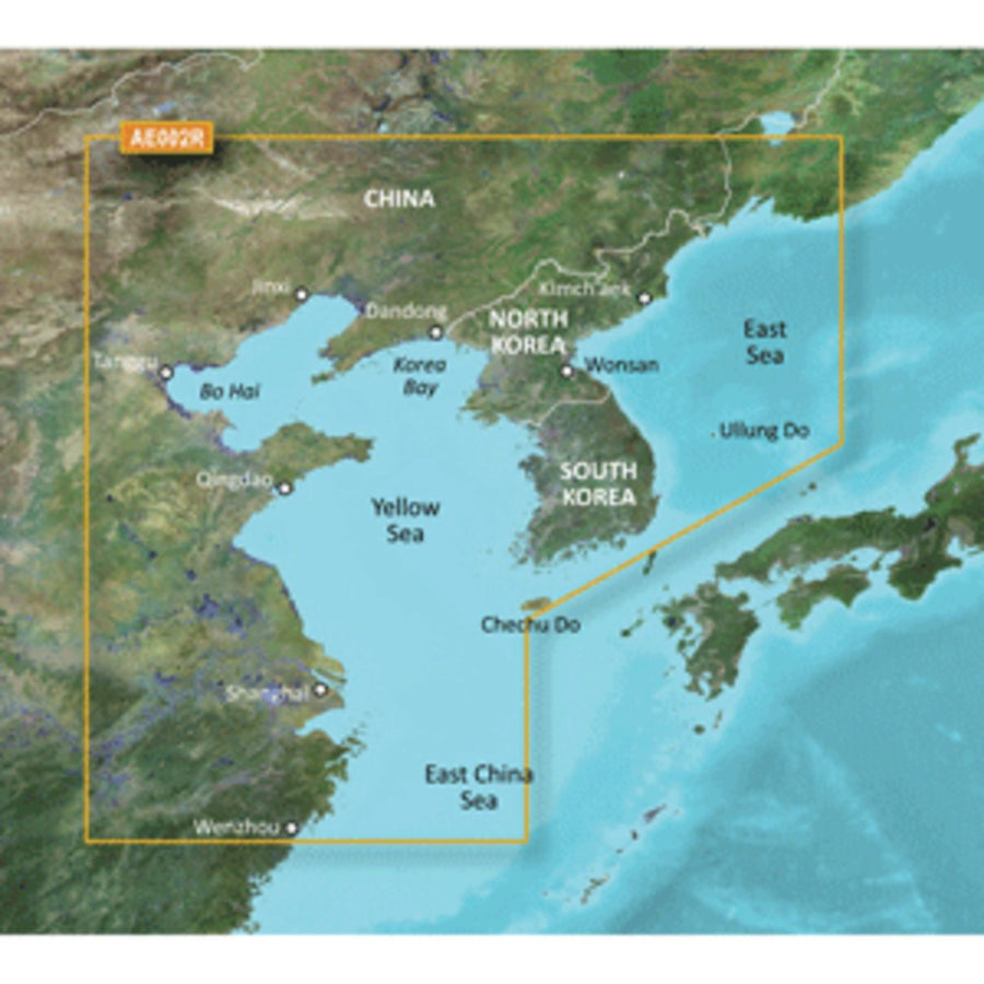 Garmin Bluechart® G2 Vision® Hd - Vae002r - Yellow Sea - Microsd™/sd™