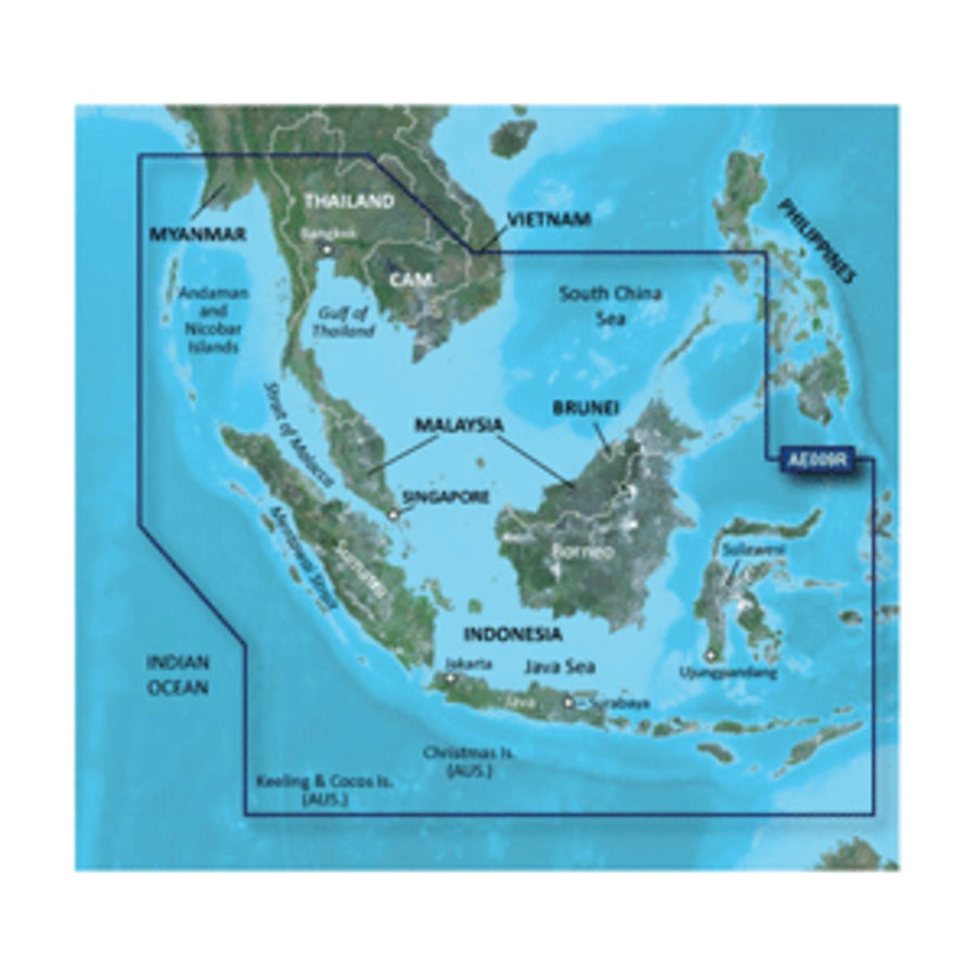 Garmin Bluechart® G2 Vision® Hd - Vae009r - Sin/mal/indonesia - Microsd™/sd™